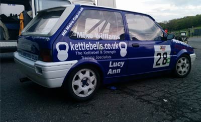 Kettlebells.co.uk Car Sponsored