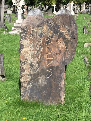 Eugene Sandow's Gravestone, Putney vale, London